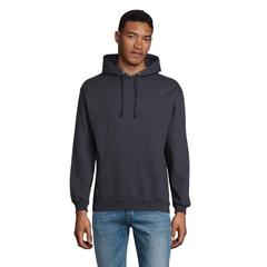 Vue CONDOR Sweat Unisex Capuche - Condor de couleur bleu| Krokrodeal