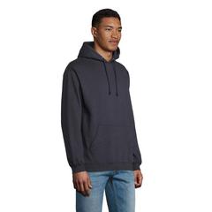 Vue CONDOR Sweat Unisex Capuche - Condor de couleur bleu| Krokrodeal
