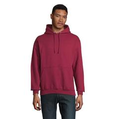 Vue CONDOR Sweat Unisex Capuche - Condor de couleur marron| Krokrodeal
