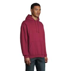 Vue CONDOR Sweat Unisex Capuche - Condor de couleur marron| Krokrodeal