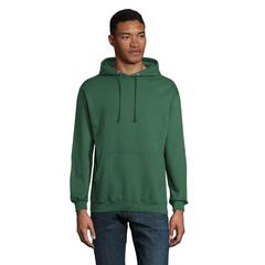 Vue CONDOR Sweat Unisex Capuche - Condor de couleur vert| Krokrodeal