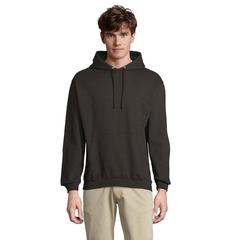 Vue CONDOR Sweat Unisex Capuche - Condor de couleur noir| Krokrodeal