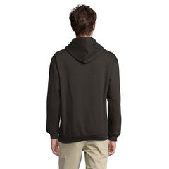 Vue CONDOR Sweat Unisex Capuche - Condor de couleur noir| Krokrodeal