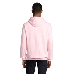 Vue CONDOR Sweat Unisex Capuche - Condor de couleur rose| Krokrodeal