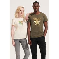 Vue RE CRUSADER T-Shirt 150g - Re crusader de couleur vert| Krokrodeal