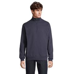Vue CONRAD Sweat Zip Col - Conrad de couleur bleu| Krokrodeal