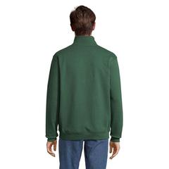 Vue CONRAD Sweat Zip Col - Conrad de couleur vert| Krokrodeal