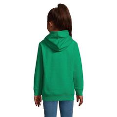 Vue CONDOR KIDS sweat Capuche - Condor kids de couleur vert| Krokrodeal