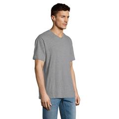 Vue VICTORY T-SHIRT COL V 150 - Victory de couleur gris| Krokrodeal