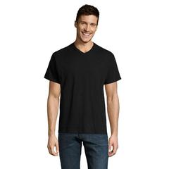 Vue VICTORY T-SHIRT COL V 150 - Victory de couleur noir| Krokrodeal