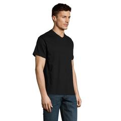 Vue VICTORY T-SHIRT COL V 150 - Victory de couleur noir| Krokrodeal