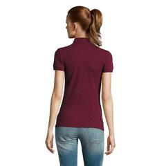 Vue PASSION WOMEN POLO 170g - Passion de couleur marron| Krokrodeal