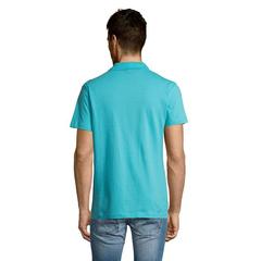 Vue SUMMER II MEN Polo 170g - Summer ii de couleur bleu| Krokrodeal