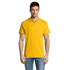 Vue SUMMER II MEN Polo 170g - Summer ii de couleur jaune| Krokrodeal