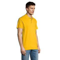 Vue SUMMER II MEN Polo 170g - Summer ii de couleur jaune| Krokrodeal