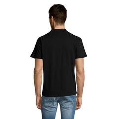 Vue SUMMER II MEN Polo 170g - Summer ii de couleur noir| Krokrodeal