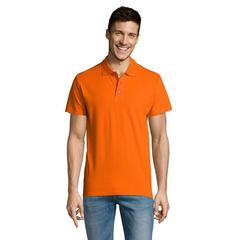 Vue SUMMER II MEN Polo 170g - Summer ii de couleur orange| Krokrodeal