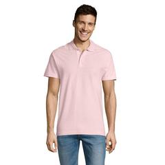 Vue SUMMER II MEN Polo 170g - Summer ii de couleur rose| Krokrodeal