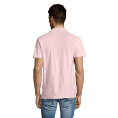 Vue SUMMER II MEN Polo 170g - Summer ii de couleur rose| Krokrodeal