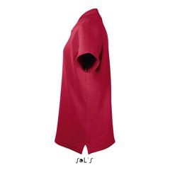 Vue SUMMER II KIDS Polo 170g - Summer ii kids de couleur rouge| Krokrodeal