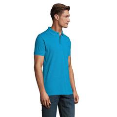 Vue PERFECT MEN Polo 180g - Perfect men de couleur bleu| Krokrodeal
