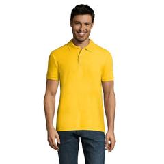 Vue PERFECT MEN Polo 180g - Perfect men de couleur jaune| Krokrodeal