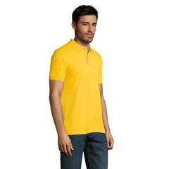 Vue PERFECT MEN Polo 180g - Perfect men de couleur jaune| Krokrodeal