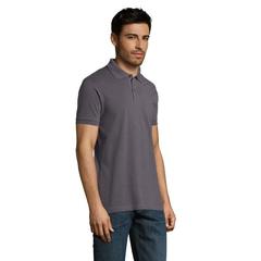Vue PERFECT MEN Polo 180g - Perfect men de couleur gris| Krokrodeal