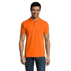 Vue PERFECT MEN Polo 180g - Perfect men de couleur orange| Krokrodeal