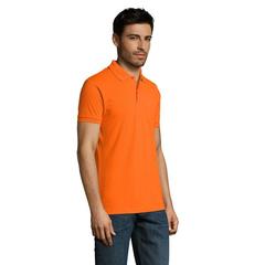 Vue PERFECT MEN Polo 180g - Perfect men de couleur orange| Krokrodeal