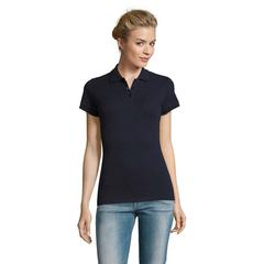 Vue PERFECT WOMEN POLO 180g - Perfect women de couleur bleu| Krokrodeal