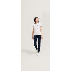 Vue PERFECT WOMEN POLO 180g - Perfect women de couleur bleu| Krokrodeal