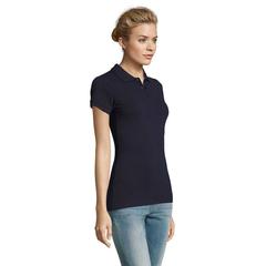 Vue PERFECT WOMEN POLO 180g - Perfect women de couleur bleu| Krokrodeal