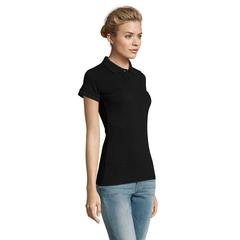 Vue PERFECT WOMEN POLO 180g - Perfect women de couleur noir| Krokrodeal