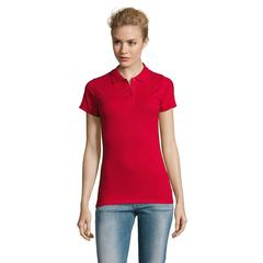 Vue PERFECT WOMEN POLO 180g - Perfect women de couleur rouge| Krokrodeal