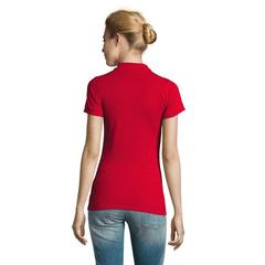 Vue PERFECT WOMEN POLO 180g - Perfect women de couleur rouge| Krokrodeal