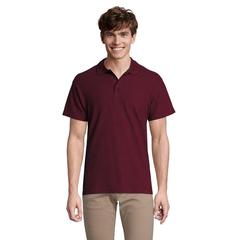 Vue SPRING II Polo Homme 210g - Spring ii de couleur marron| Krokrodeal