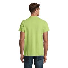 Vue SPRING II Polo Homme 210g - Spring ii de couleur vert| Krokrodeal
