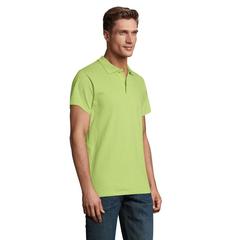 Vue SPRING II Polo Homme 210g - Spring ii de couleur vert| Krokrodeal