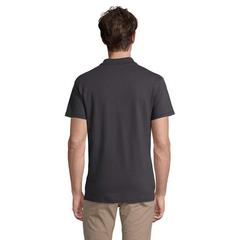 Vue SPRING II Polo Homme 210g - Spring ii de couleur gris| Krokrodeal