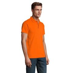 Vue SPRING II Polo Homme 210g - Spring ii de couleur orange| Krokrodeal