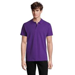 Vue SPRING II Polo Homme 210g - Spring ii de couleur violet| Krokrodeal