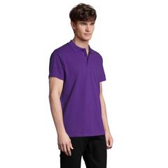 Vue SPRING II Polo Homme 210g - Spring ii de couleur violet| Krokrodeal