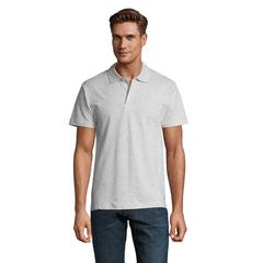 Vue SPRING II Polo Homme 210g - Spring ii de couleur blanc| Krokrodeal