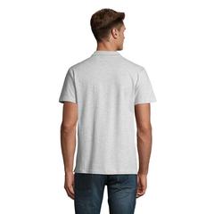Vue SPRING II Polo Homme 210g - Spring ii de couleur blanc| Krokrodeal