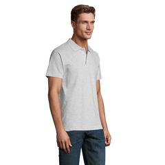 Vue SPRING II Polo Homme 210g - Spring ii de couleur blanc| Krokrodeal