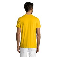 Vue REGENT T-Shirt 150g - Regent de couleur jaune| Krokrodeal