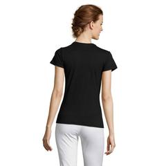 Vue MISS WOMEN T-SHIRT 150g - Miss de couleur noir| Krokrodeal