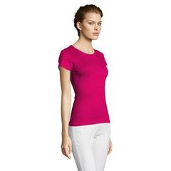 Vue MISS WOMEN T-SHIRT 150g - Miss de couleur rose| Krokrodeal