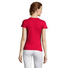 Vue MISS WOMEN T-SHIRT 150g - Miss de couleur rouge| Krokrodeal